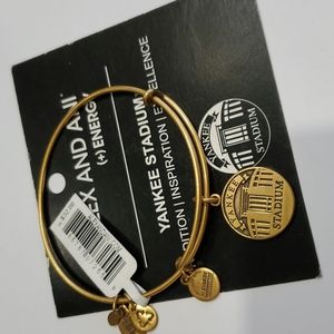 Alex and Ani Yankee Stadium Goldtone Bracelet